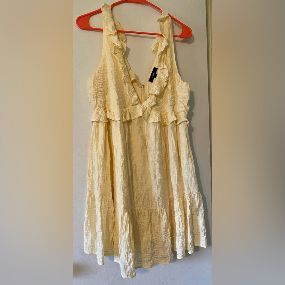 Lulus Yellow Mini Dress